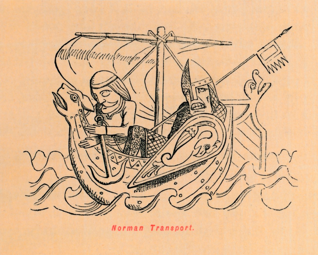 Transporte normando, c1860, c1860 de John Leech