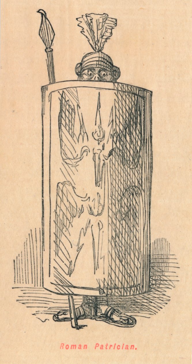 Patricio romano, 1852 de John Leech