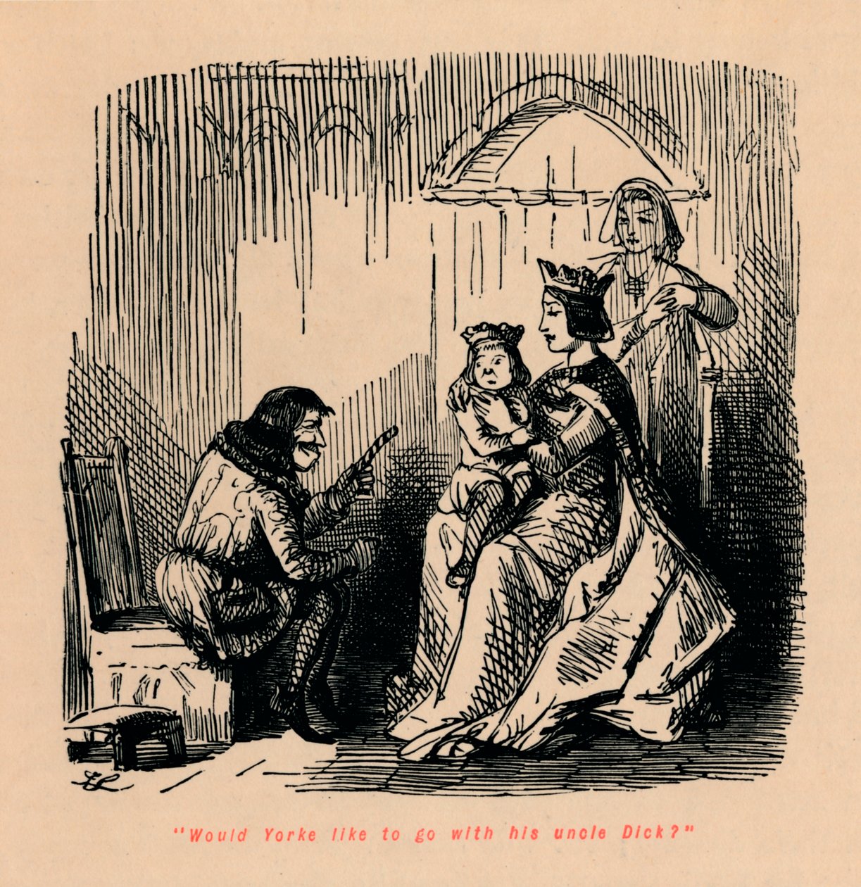 ¿Le gustaría a Yorke ir con su tío Dick? de John Leech