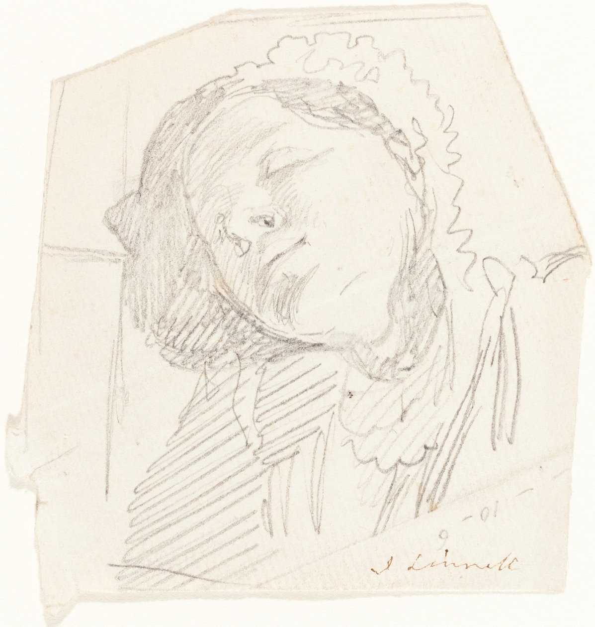 Una mujer descansando de John Linnell