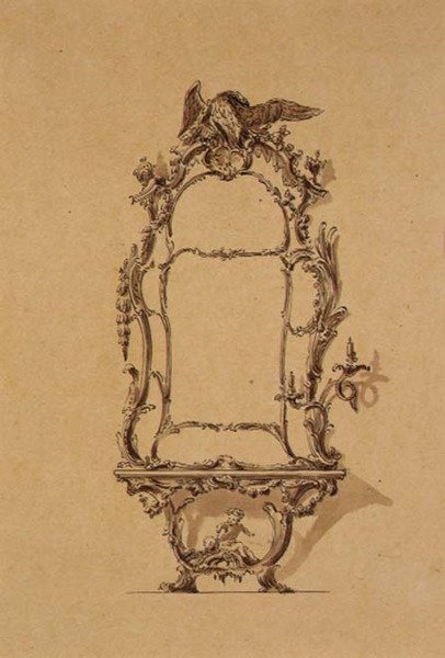Diseño para una mesa consola de John Linnell