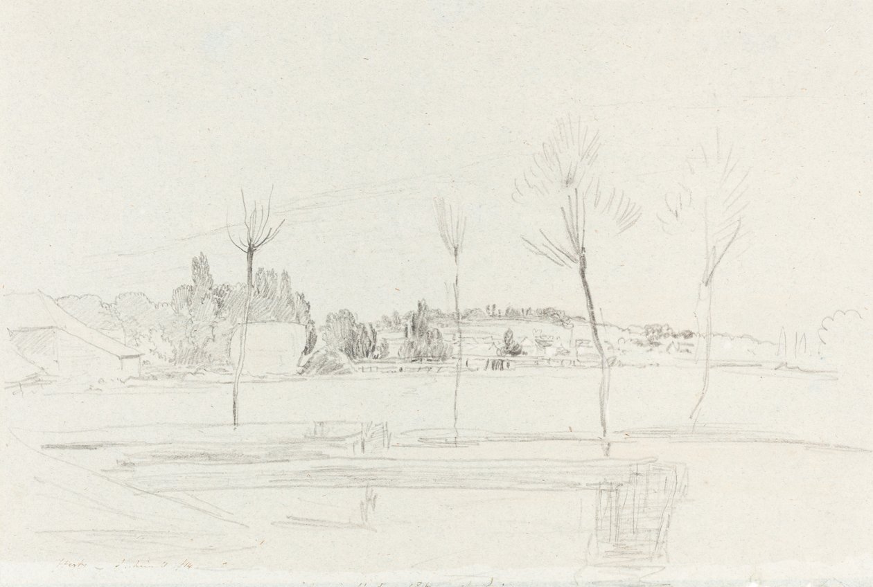 Paisaje en Hertfordshire de John Linnell