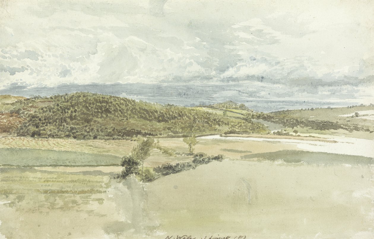 Paisaje en el norte de Gales, 1813 de John Linnell