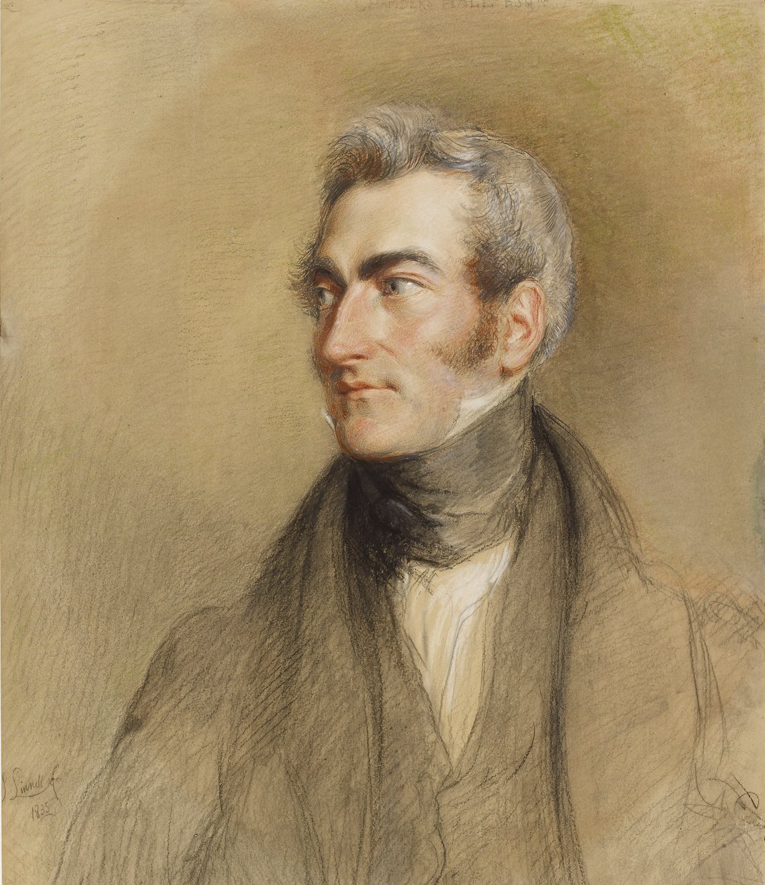 Retrato de Chambers Hall de John Linnell