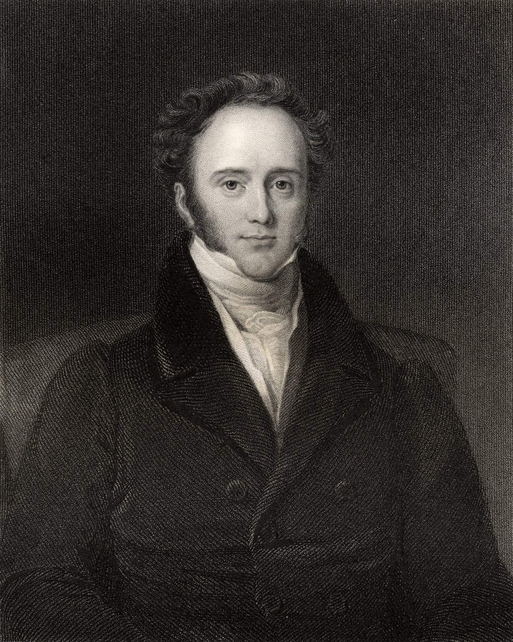 Henry John Temple, 3er Vizconde Palmerston, grabado por H.R. Cook (fl.1813-47), de 
