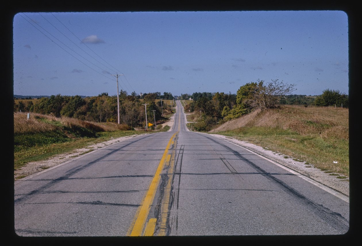 Autopista 6, al oeste de Adel, Iowa, EE.UU. de John Margolies