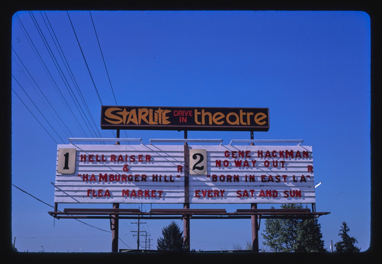 Starlite Drive-In, Medford, Oregón, EE.UU. de John Margolies