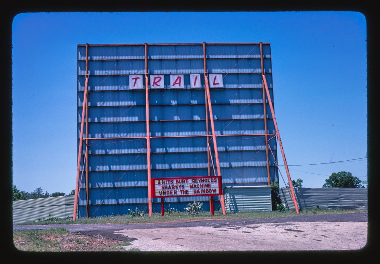 Autocine Trail, Athens, Texas, EE.UU. de John Margolies