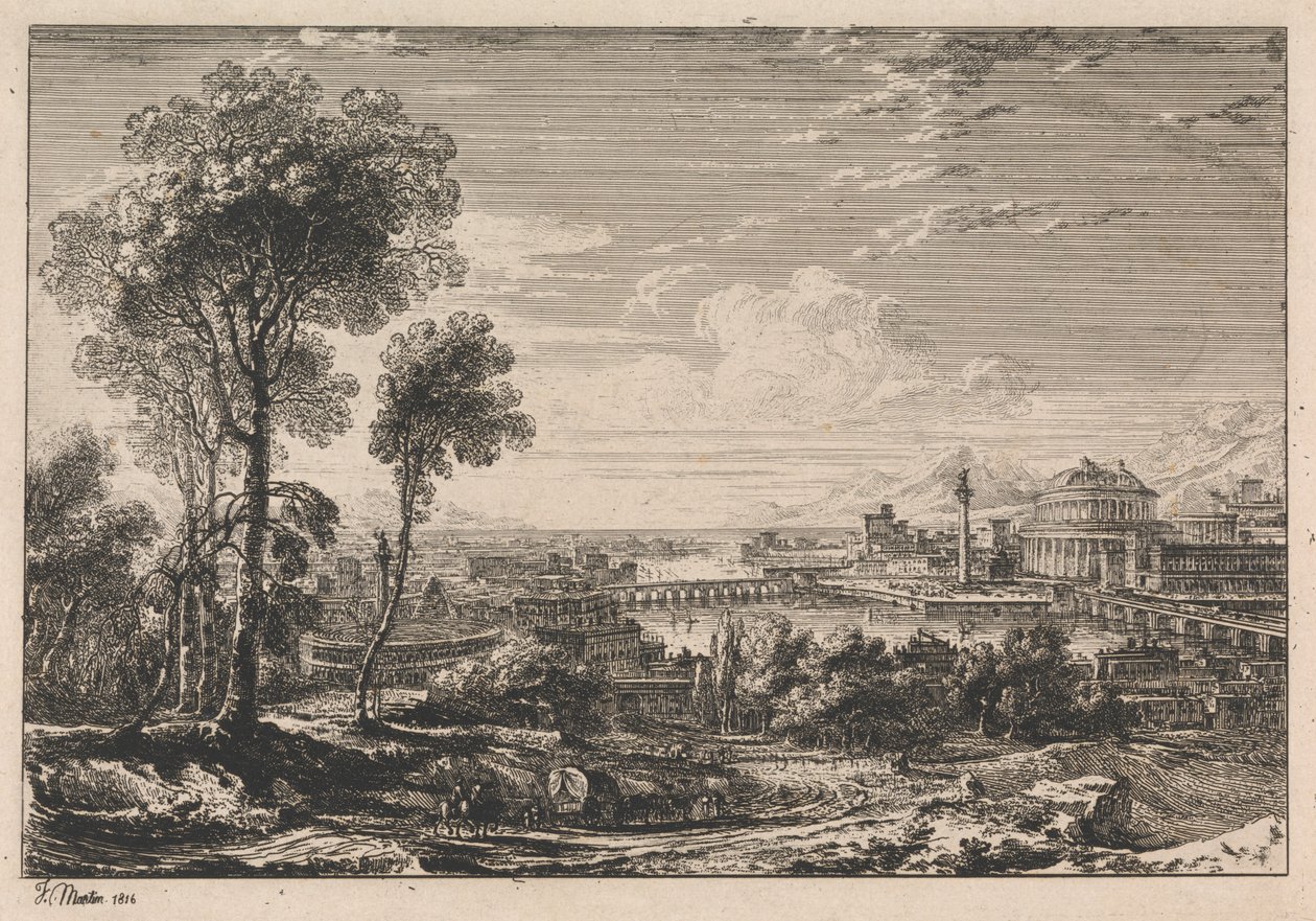 Una ciudad clásica de John Martin