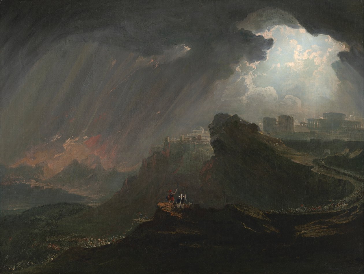 Josué ordena al Sol que se detenga de John Martin