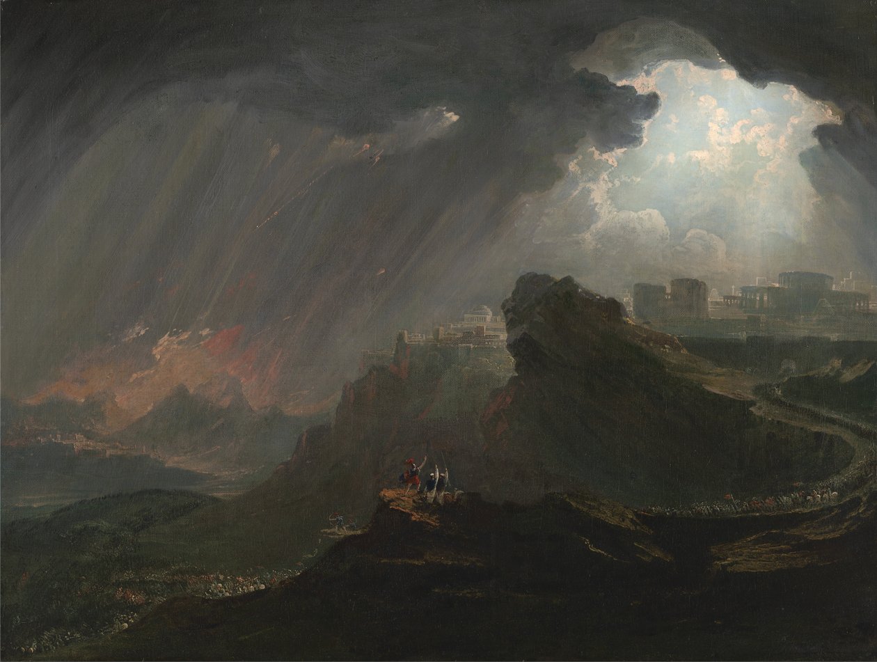 Josué ordena al Sol que se detenga de John Martin