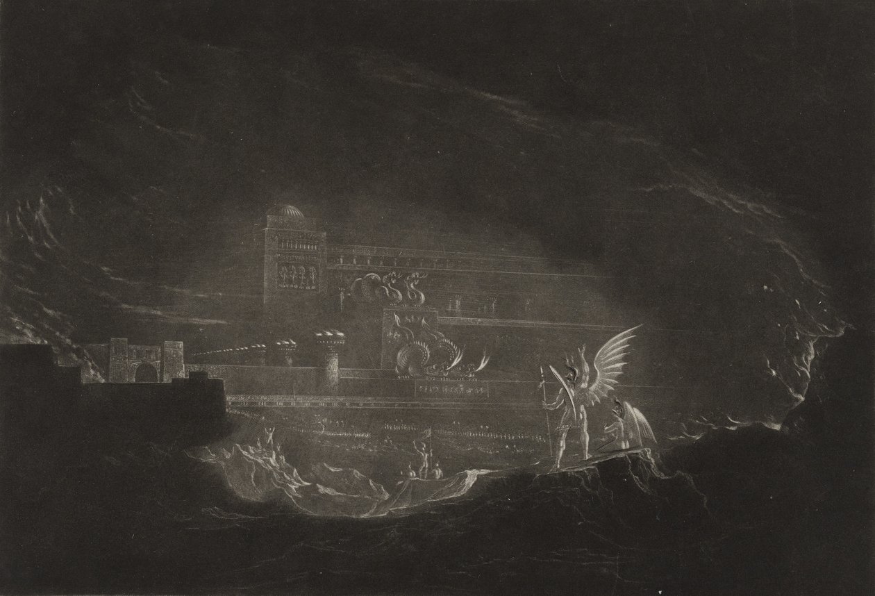 Pandemonium, c.1827 (mezzotinta) de John Martin