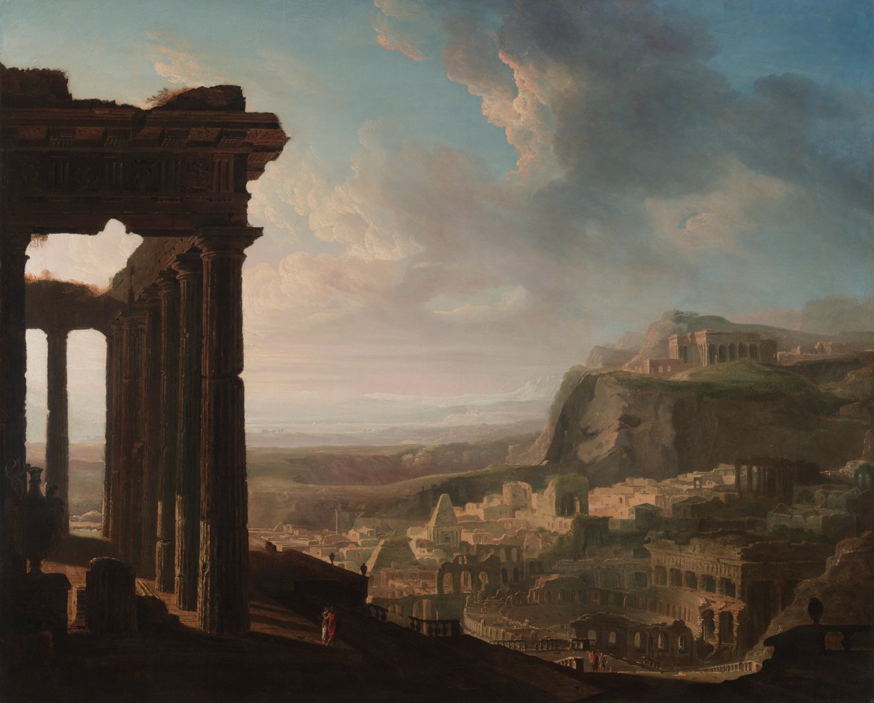 Ruins of an Ancient City de John Martin