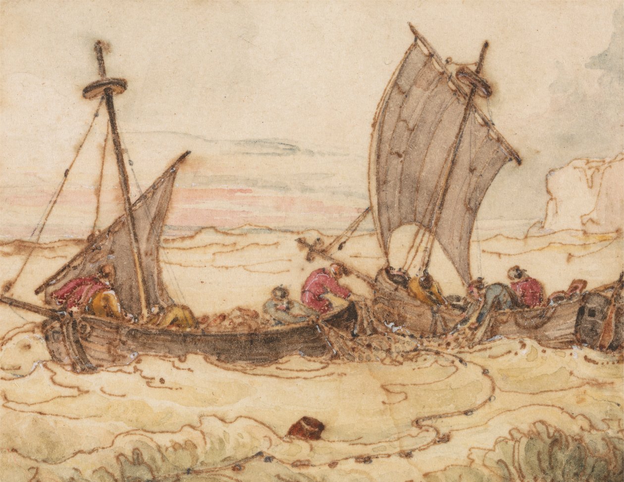 La pesca milagrosa de John Martin