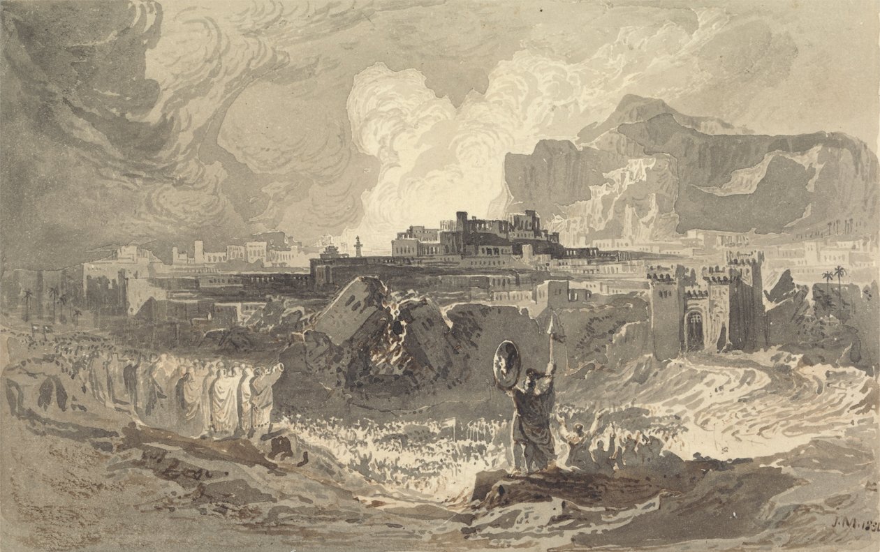 Las murallas de Jericó de John Martin