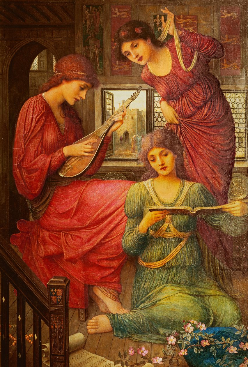 En los días dorados de John Melhuish Strudwick