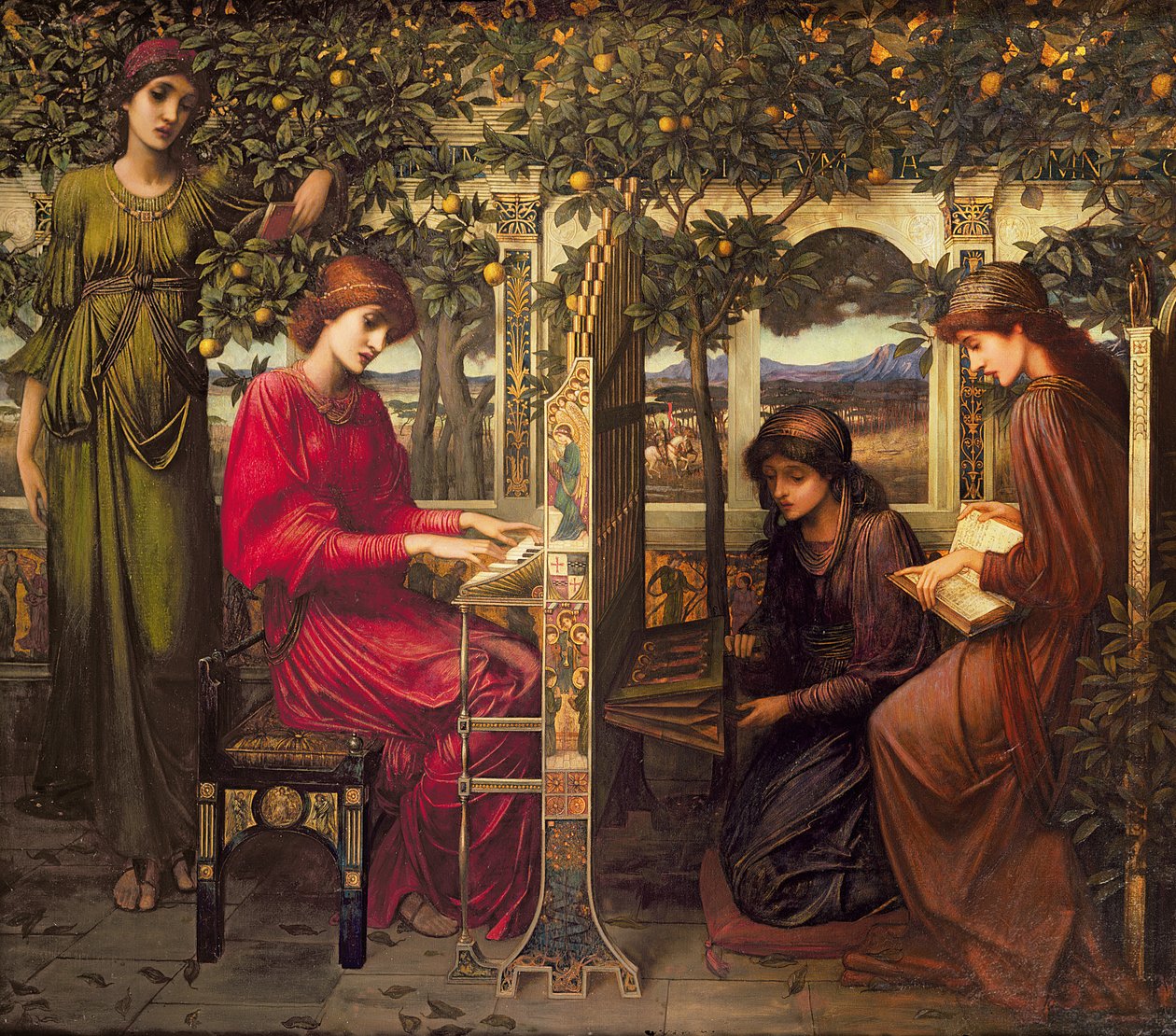 Santa Cecilia de John Melhuish Strudwick