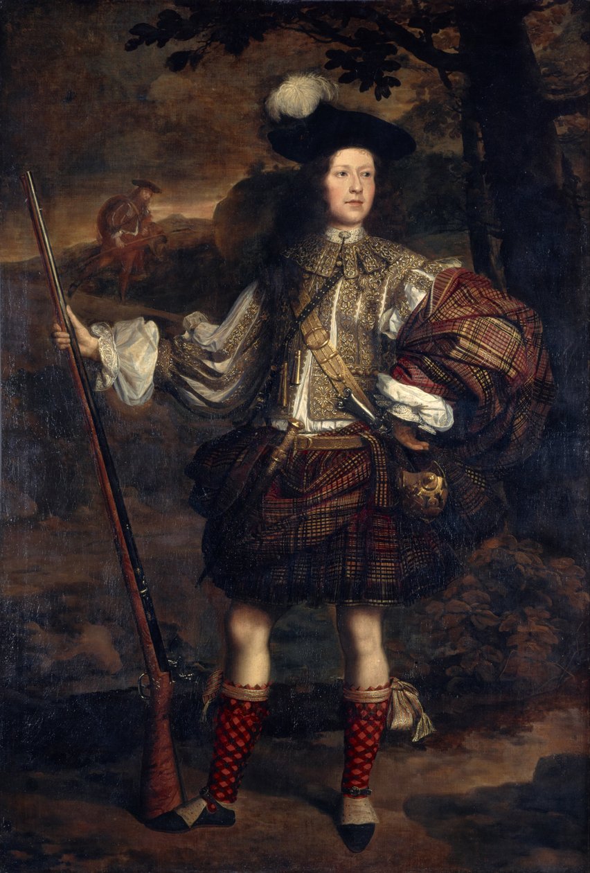 Lord Mungo Murray [Am Morair Mungo Moireach], 1668 - 1700. Hijo del 1er marqués de Atholl de John Michael Wright