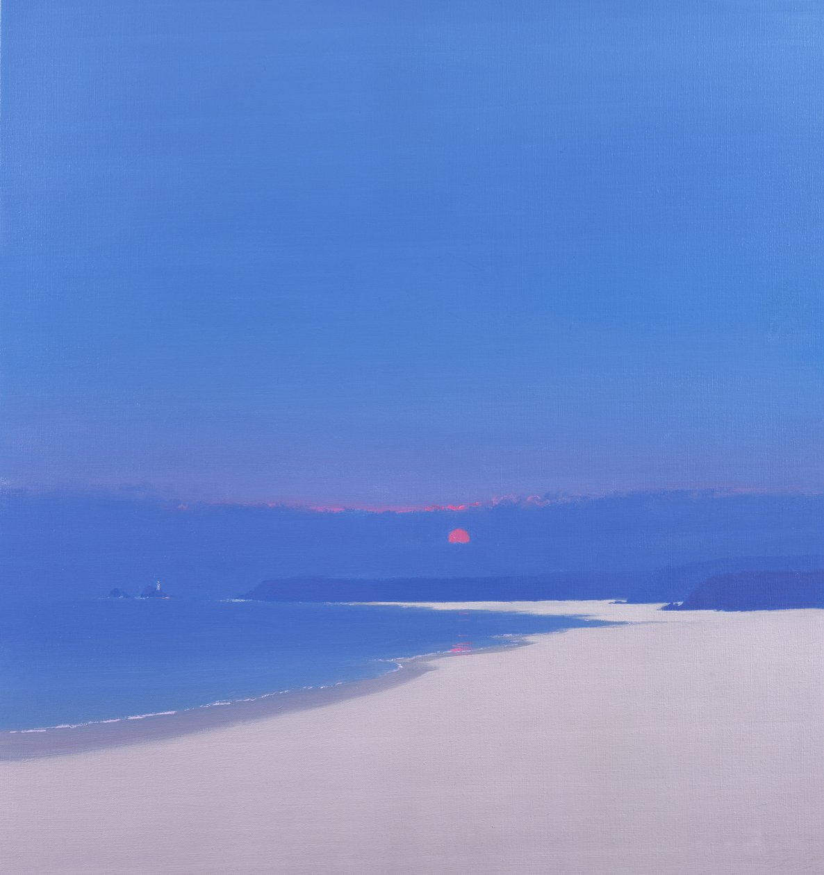 Sol saliendo sobre la bahía, 1999 de John Miller