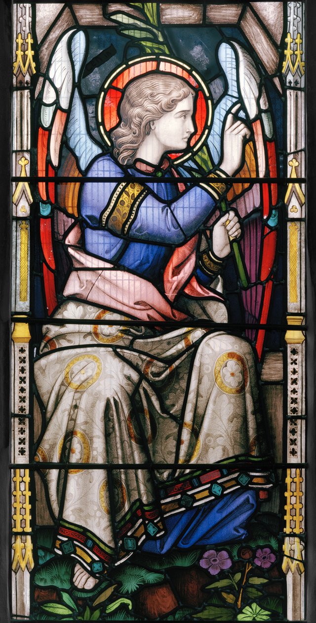 Ángel (detalle de Las Tres Marías en la Tumba) de John Millner Allen