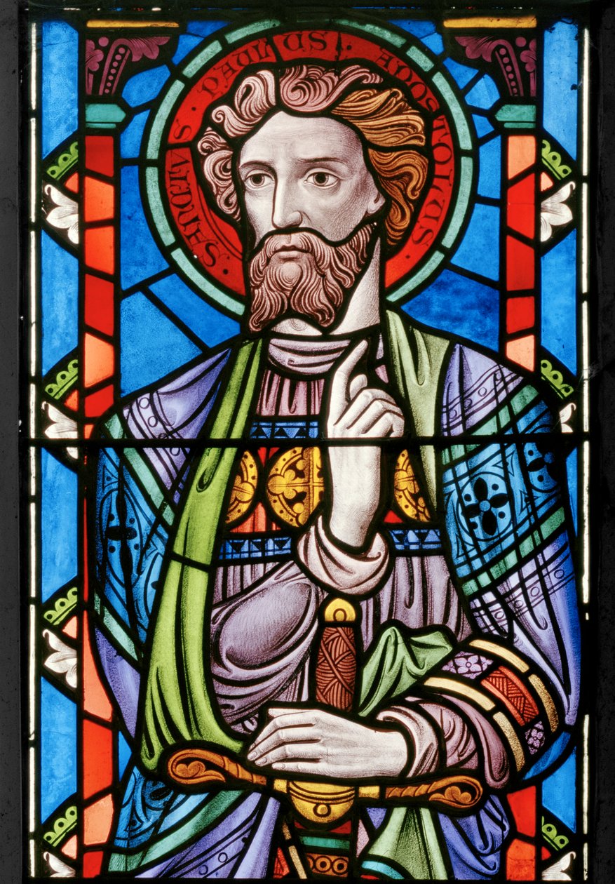 San Pablo (detalle de La Crucifixión) de John Millner Allen