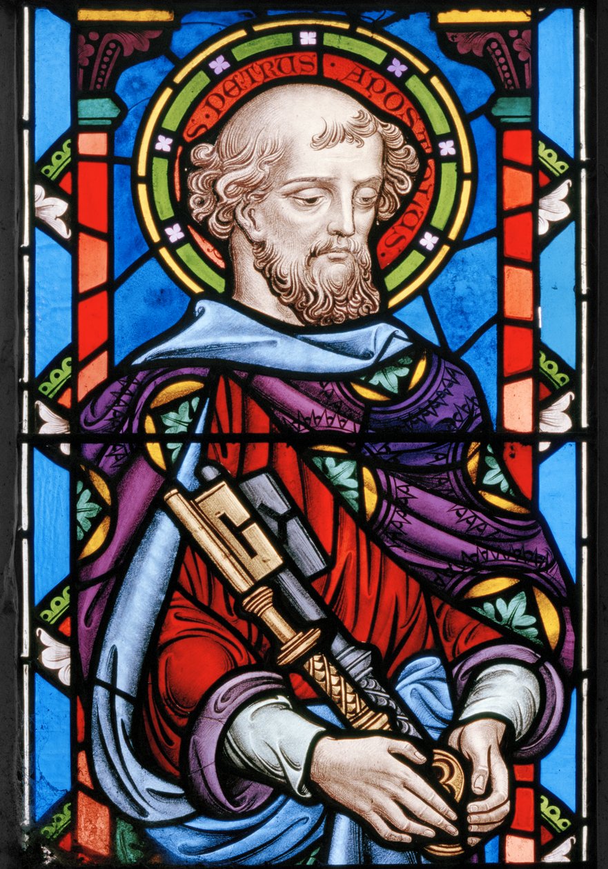 San Pedro (detalle de La Crucifixión) de John Millner Allen