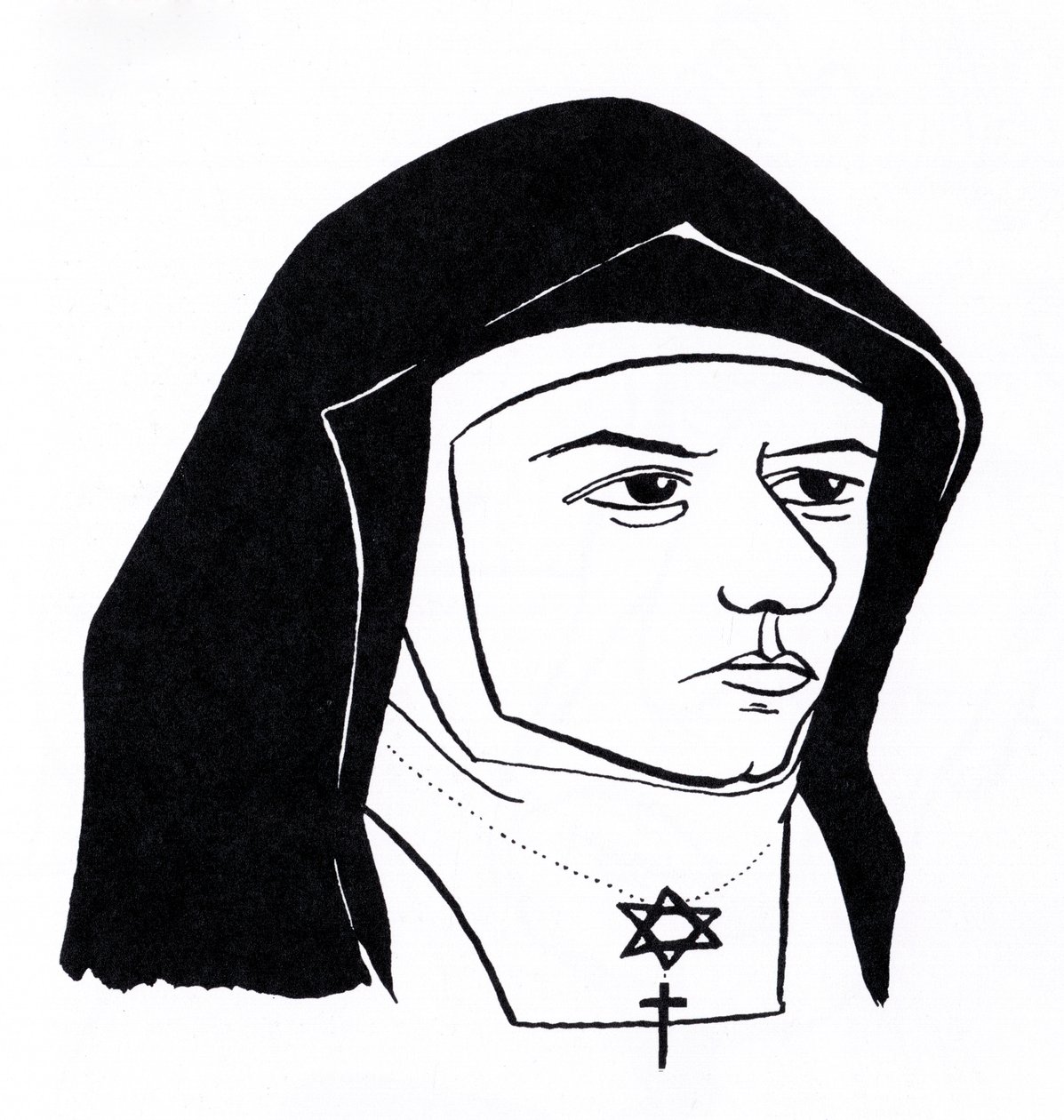 Edith Stein, alias Santa Teresa Benedicta de la Cruz, fue una filósofa, feminista, monja carmelita y mártir. de John Minnion
