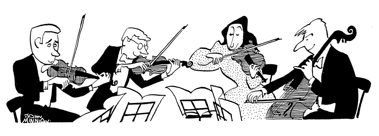 Cuarteto de cuerda , por John Minnion de John Minnion