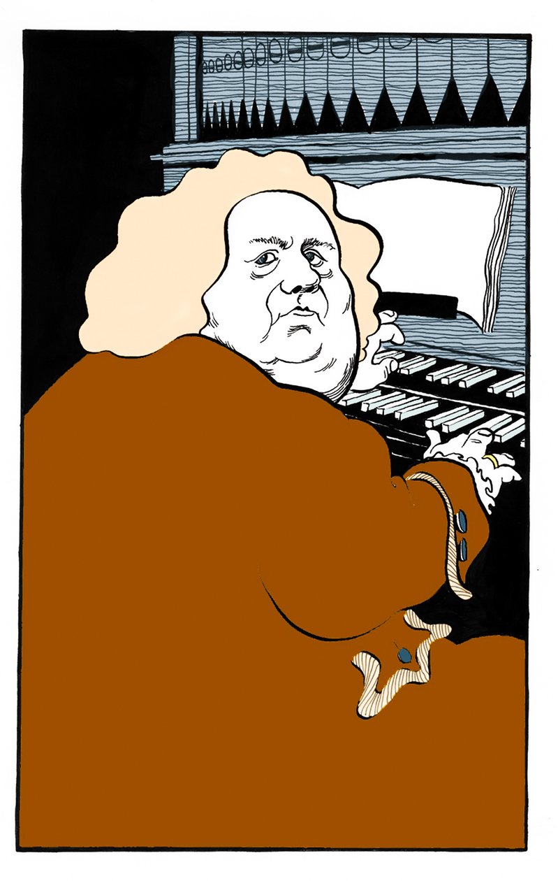 William Boyce tocando el órgano de John Minnion