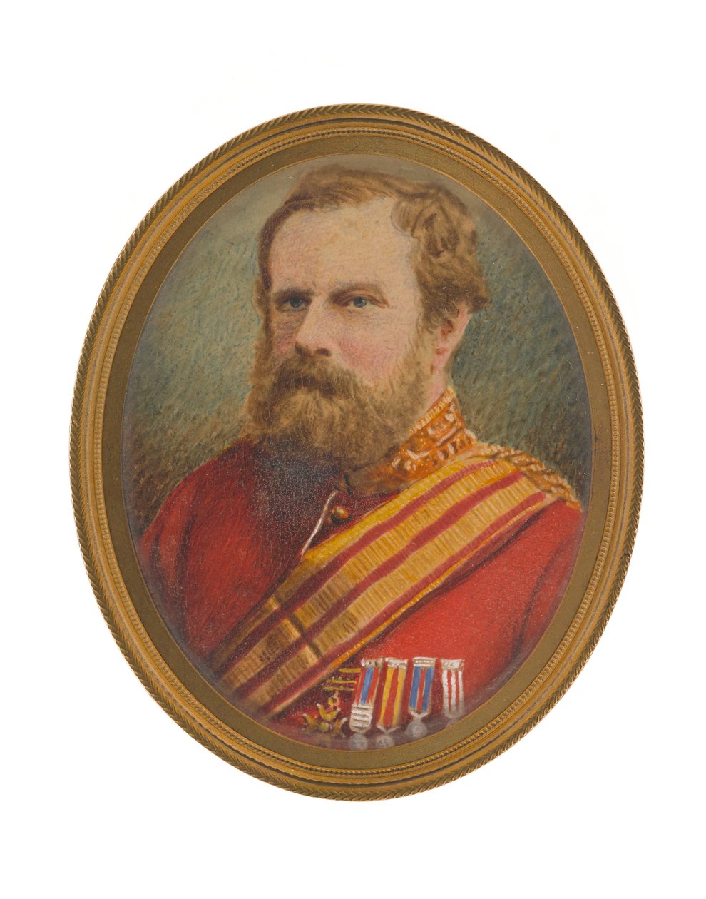 Teniente General David Pott (1812-1881) en uniforme de estado mayor de John Moffat