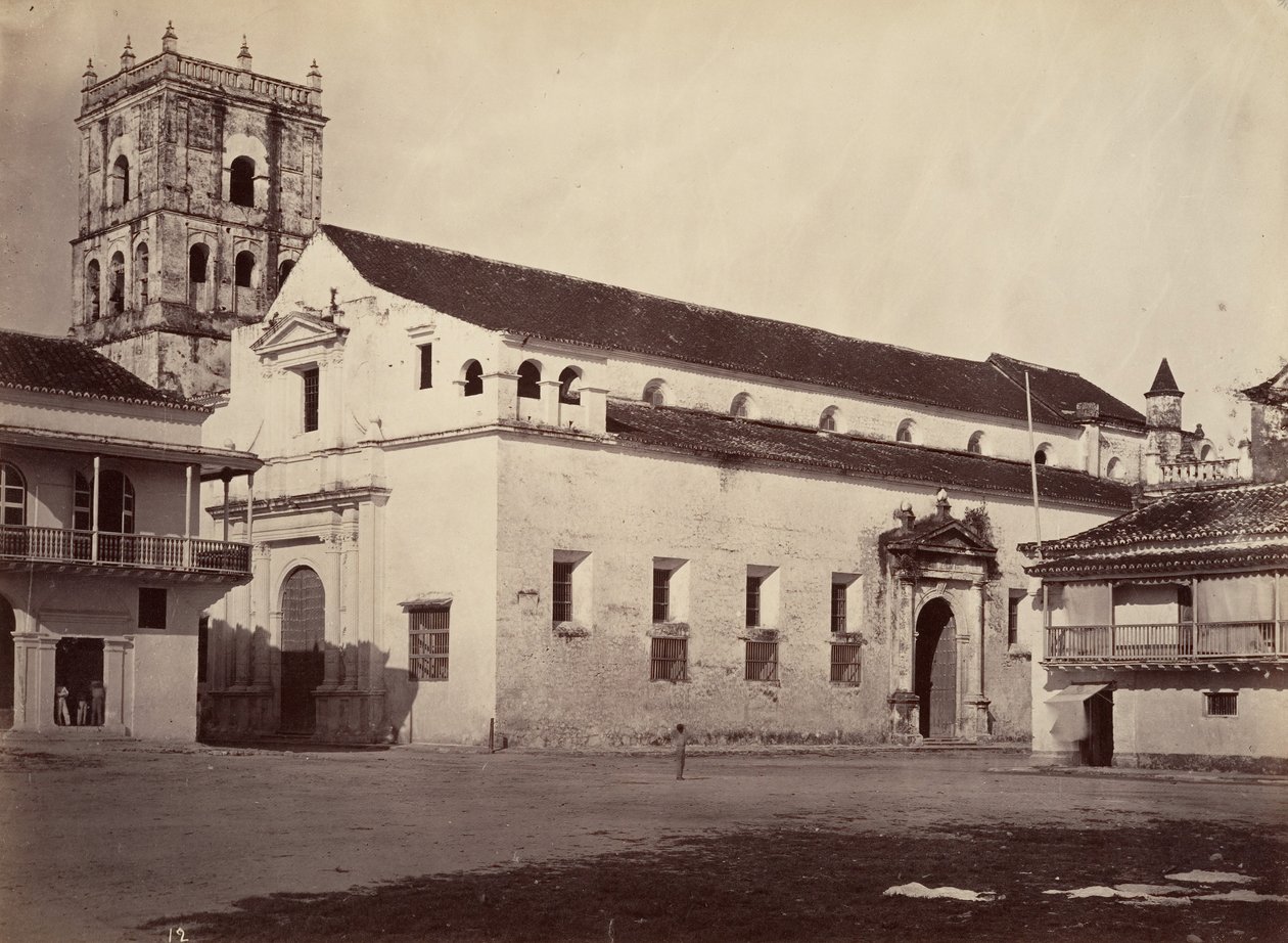 Paisaje tropical, Catedral, Cartagena, 1871 de John Moran