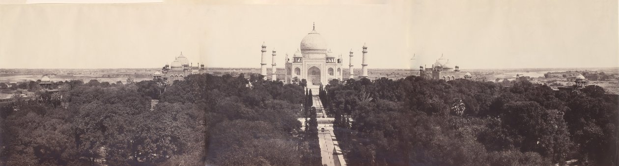 El Taj Mahal desde la Puerta de John Murray
