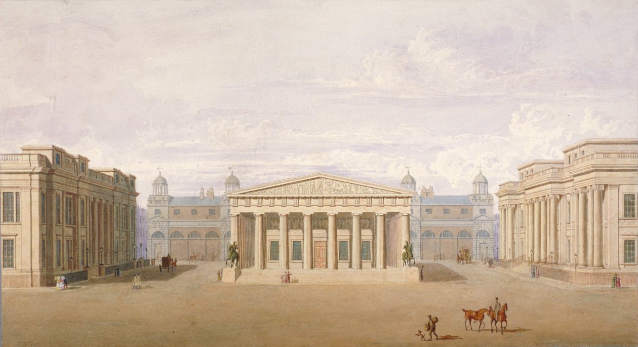 Trafalgar Square, Westminster, Londres de John Nash