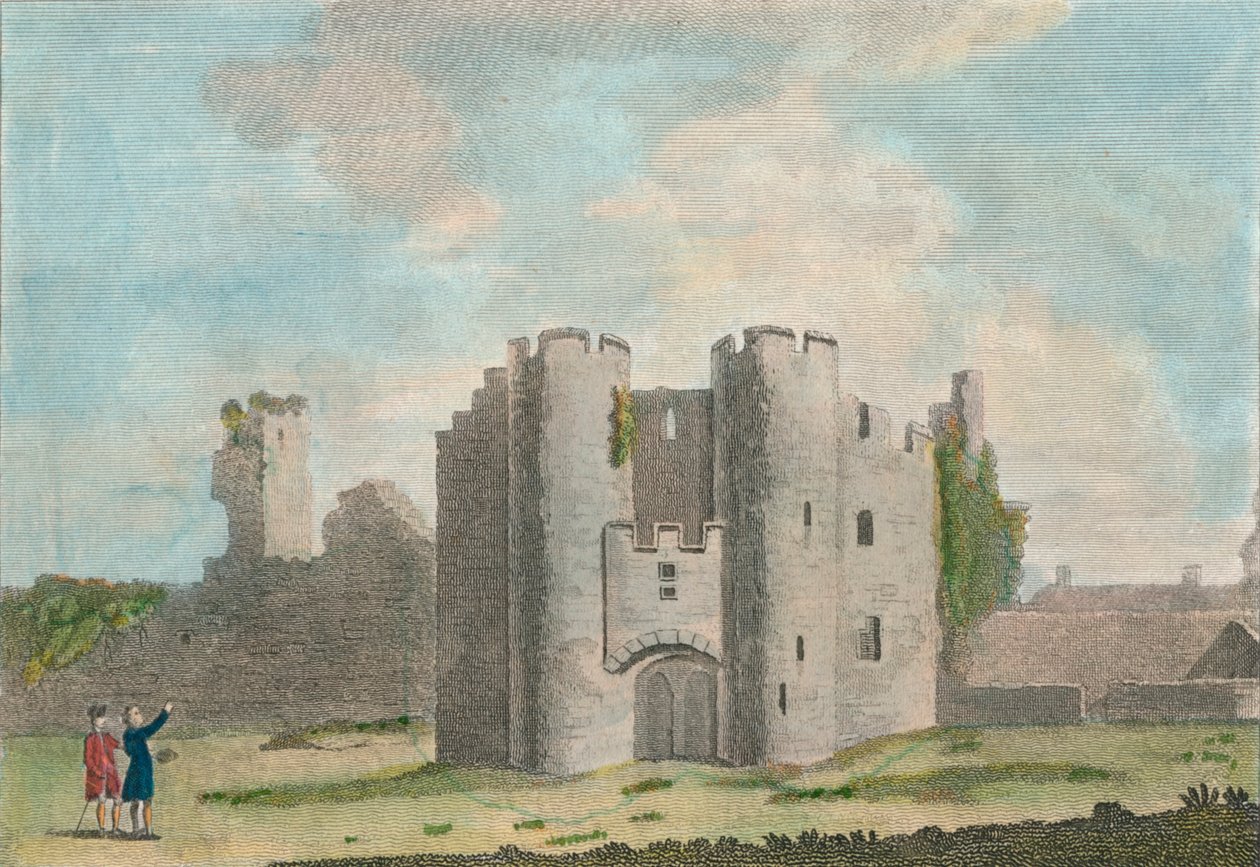 Puerta del Castillo de Pembroke, Pembrokeshire, 1785 de John Newton
