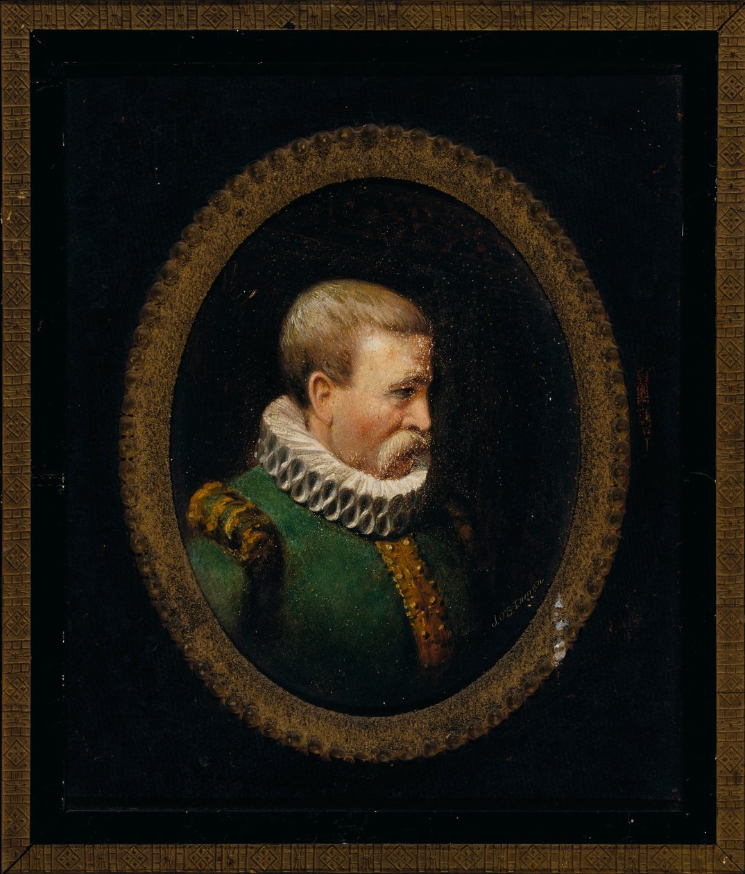 Retrato de un caballero hugonote de la época de Carlos IX de John O