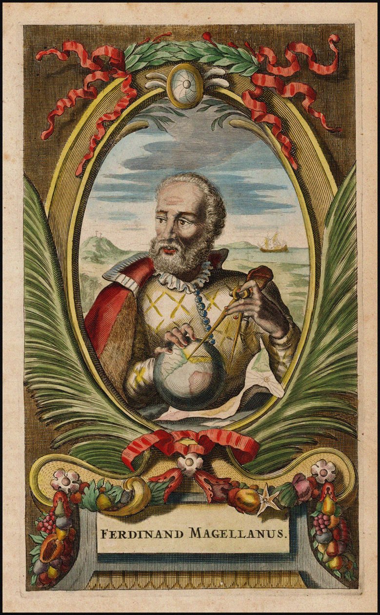 Retrato de Fernando de Magallanes, 1671 de John Ogilby