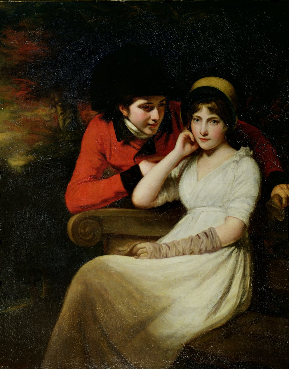 Cortejo en el parque, 1797 de John Opie