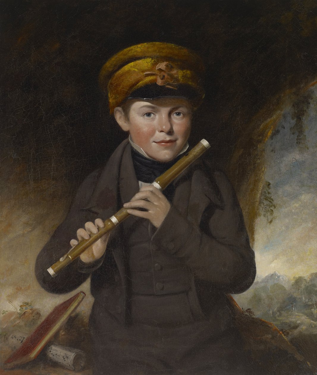 John Gurney, el pequeño flautista, c.1800 de John Opie