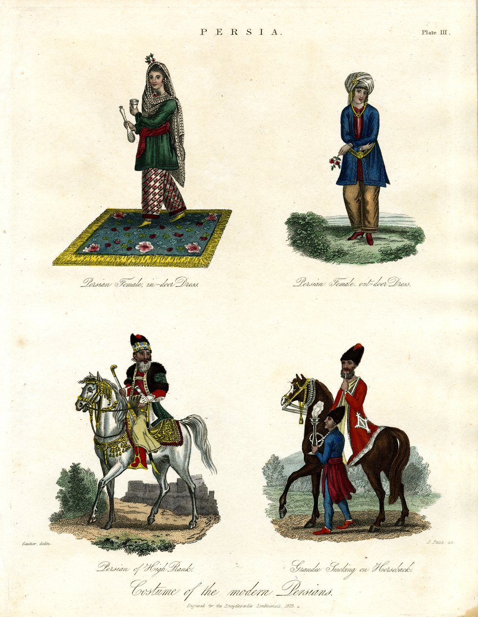 Traje de los persas modernos de John Pass