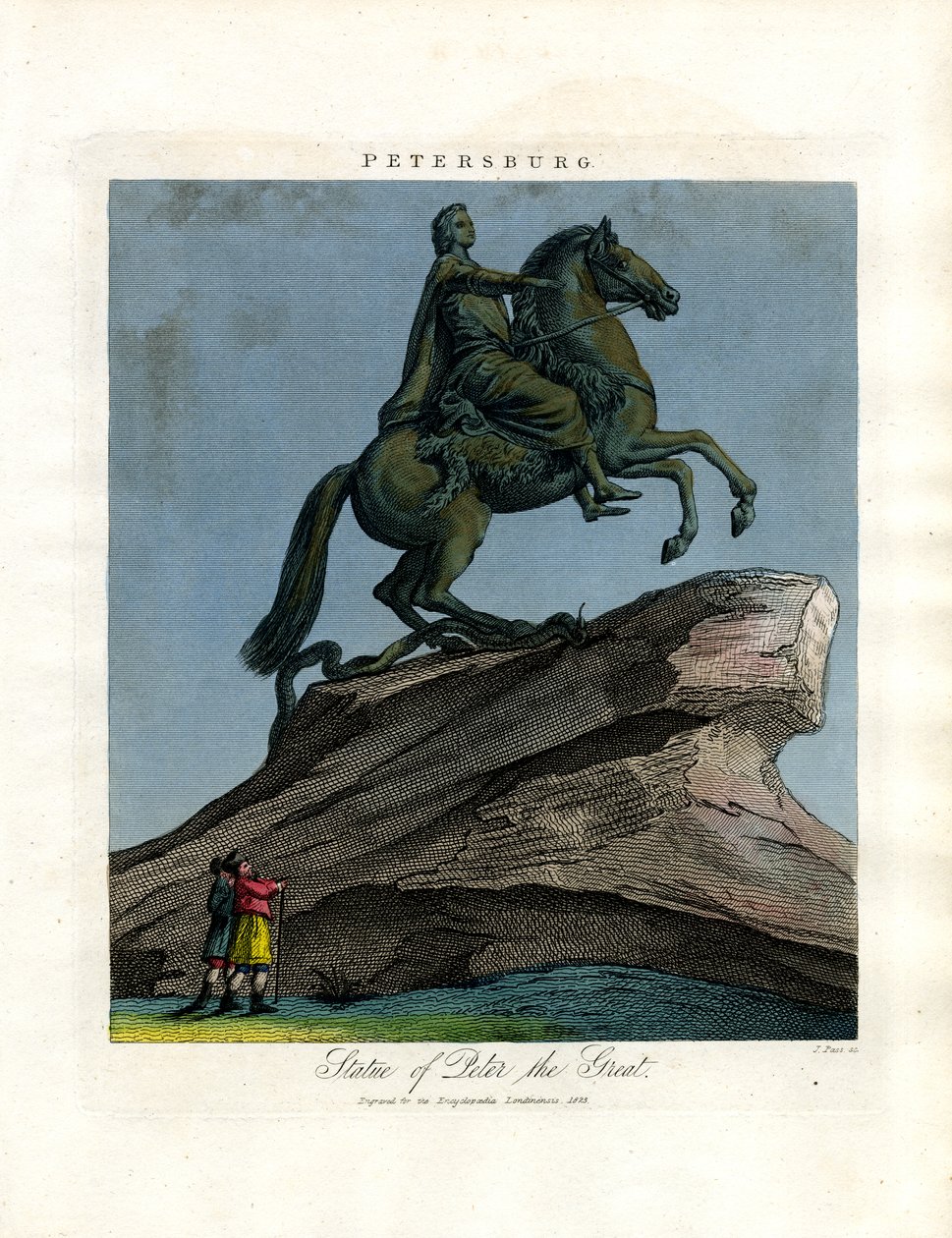 Estatua ecuestre de Pedro el Grande de John Pass
