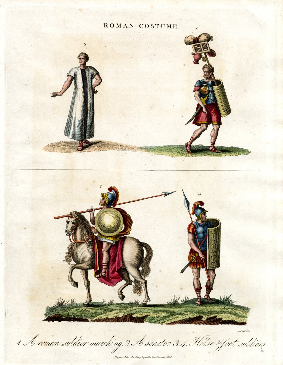 Trajes romanos de John Pass