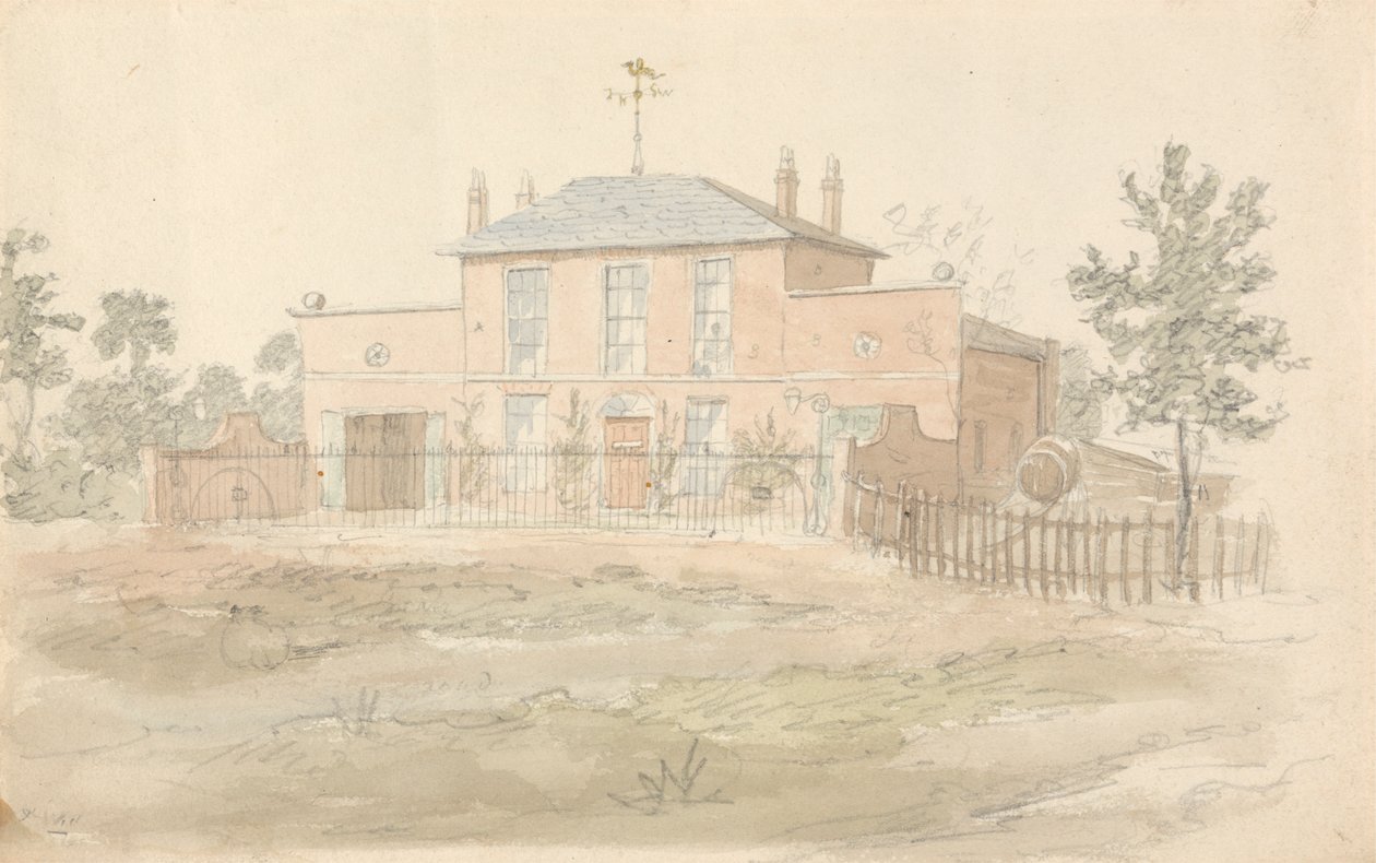 Casa con veleta de John Preston Neale