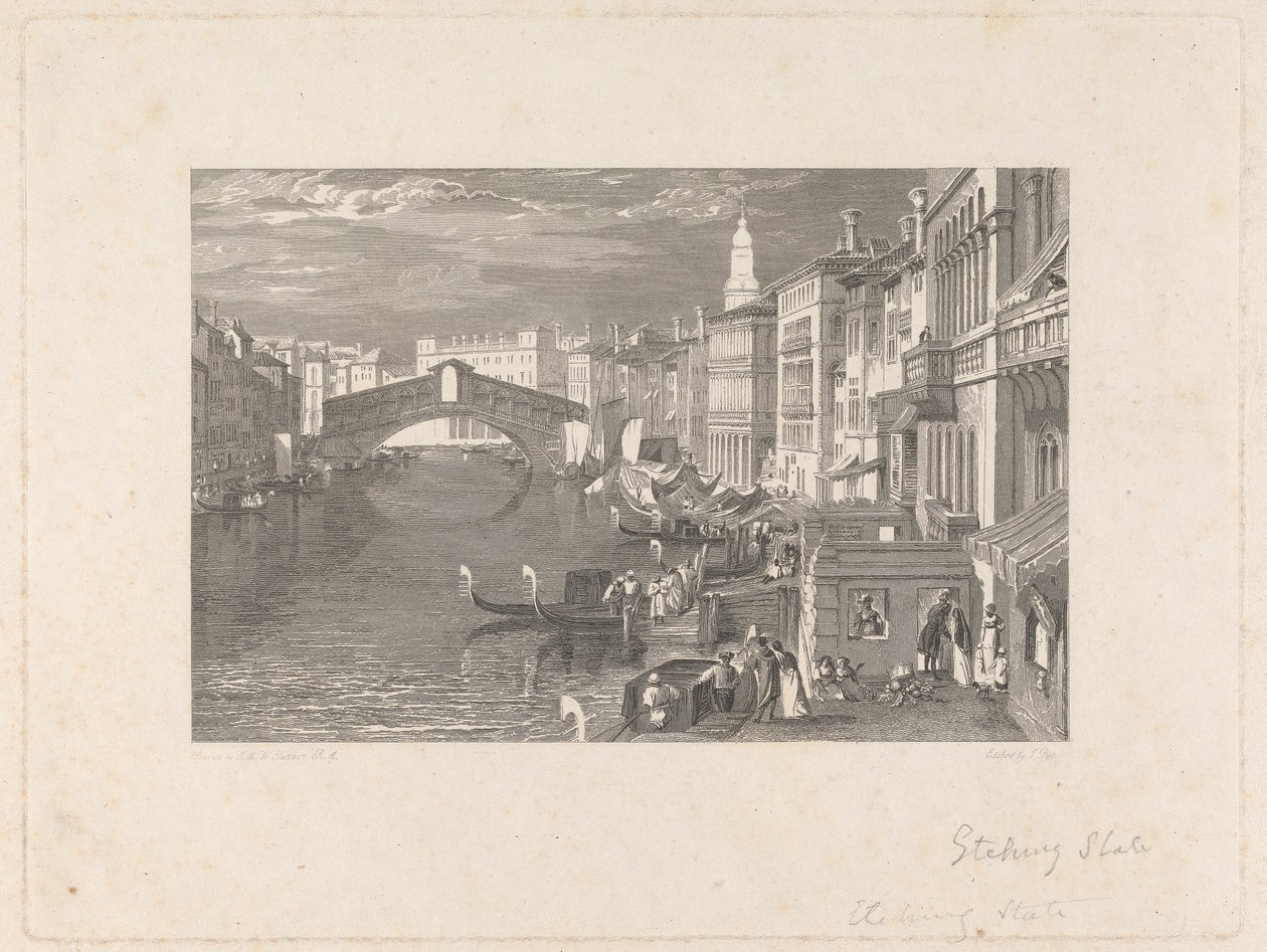 El Rialto, Venecia de John Pye