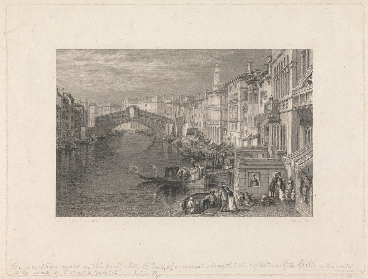 El Rialto, Venecia de John Pye