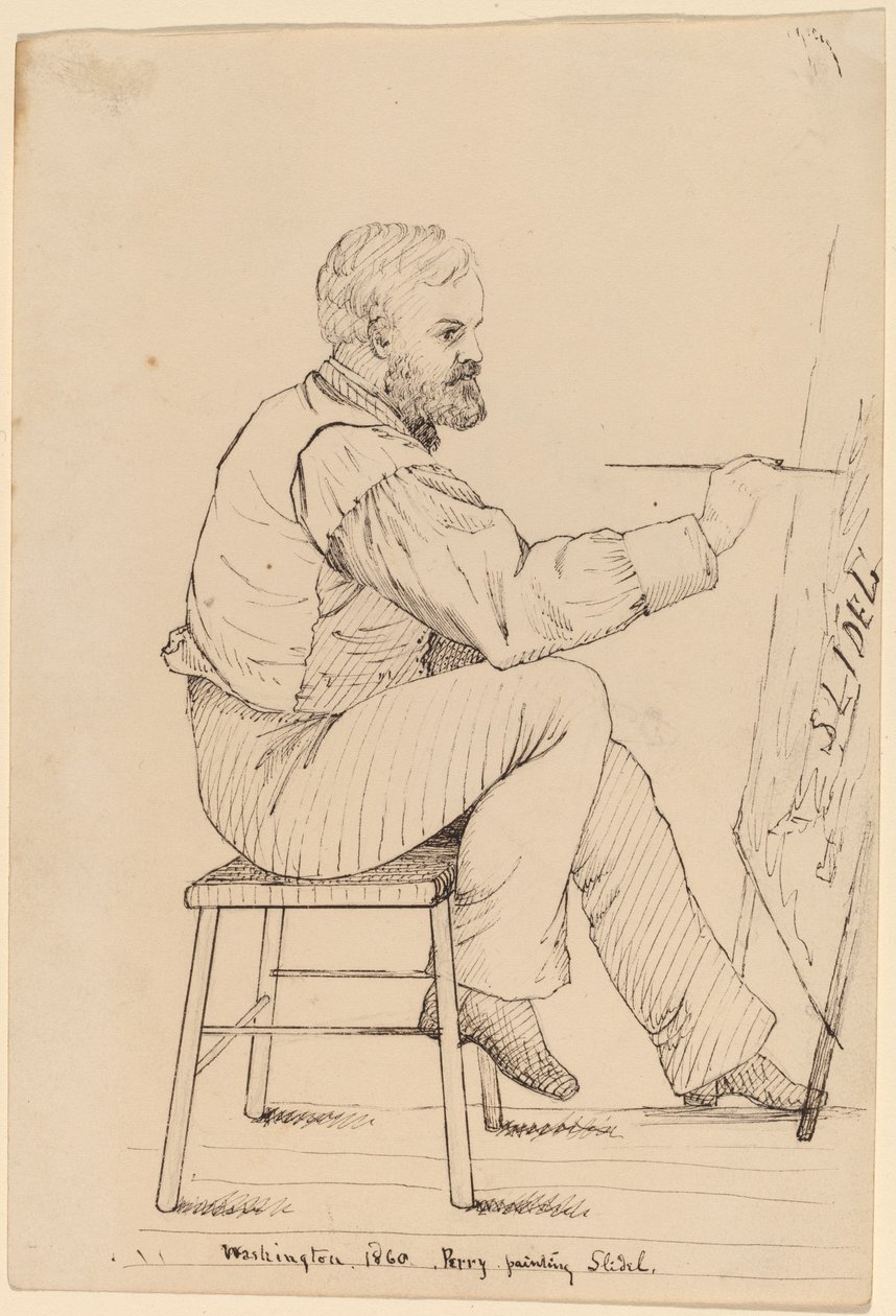 Serie de clase de dibujo - E.W. Perry de John Quincy Adams Ward