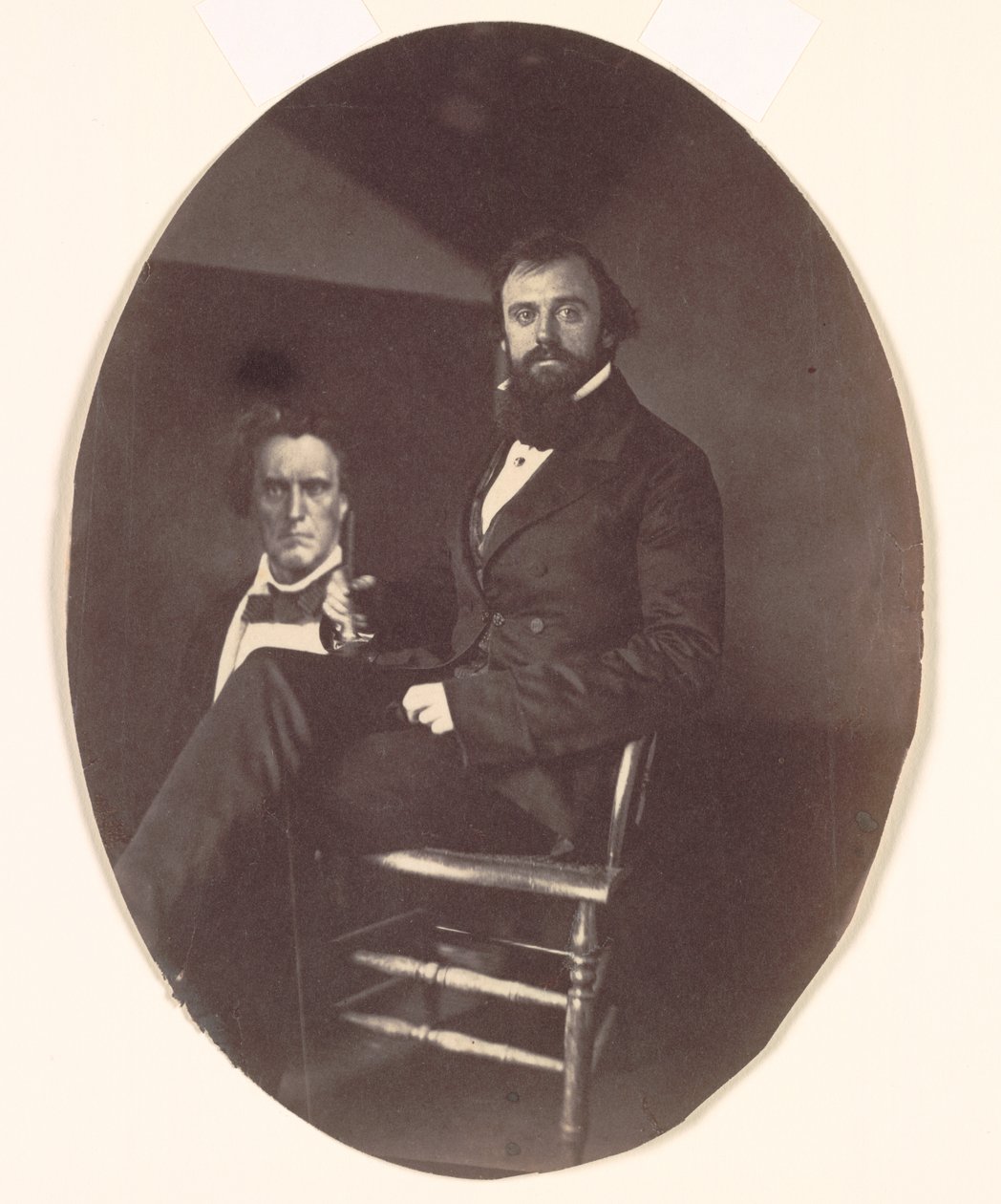 John R. Johnston with Painting de John R. Johnston