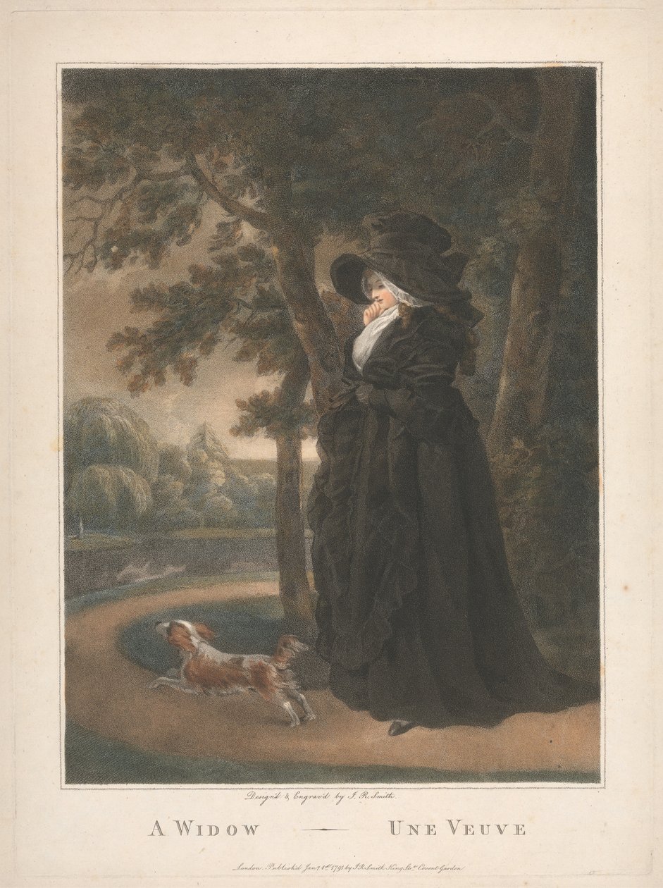 A Widow - Una viuda de John Raphael Smith
