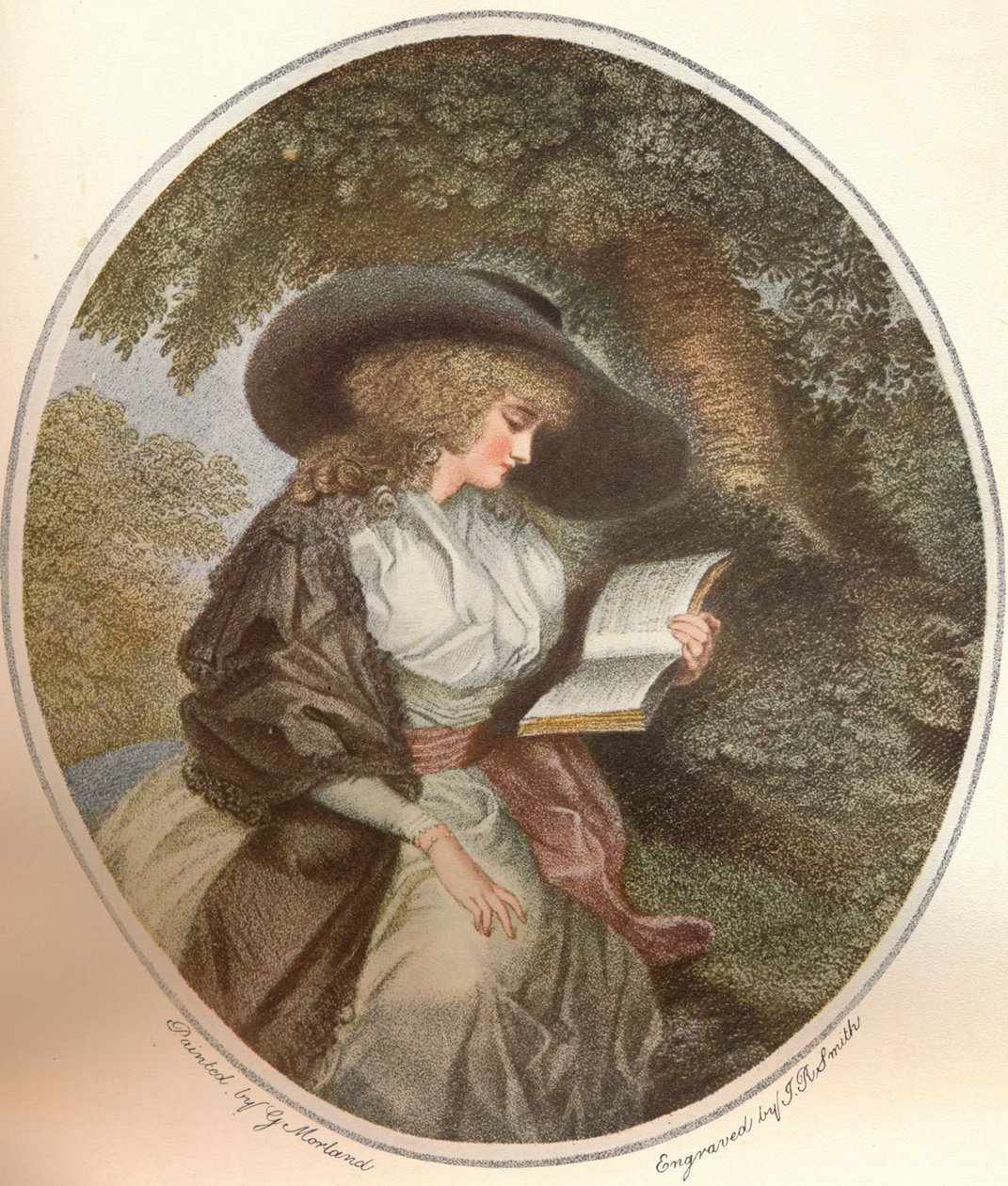 Delia en el campo de John Raphael Smith