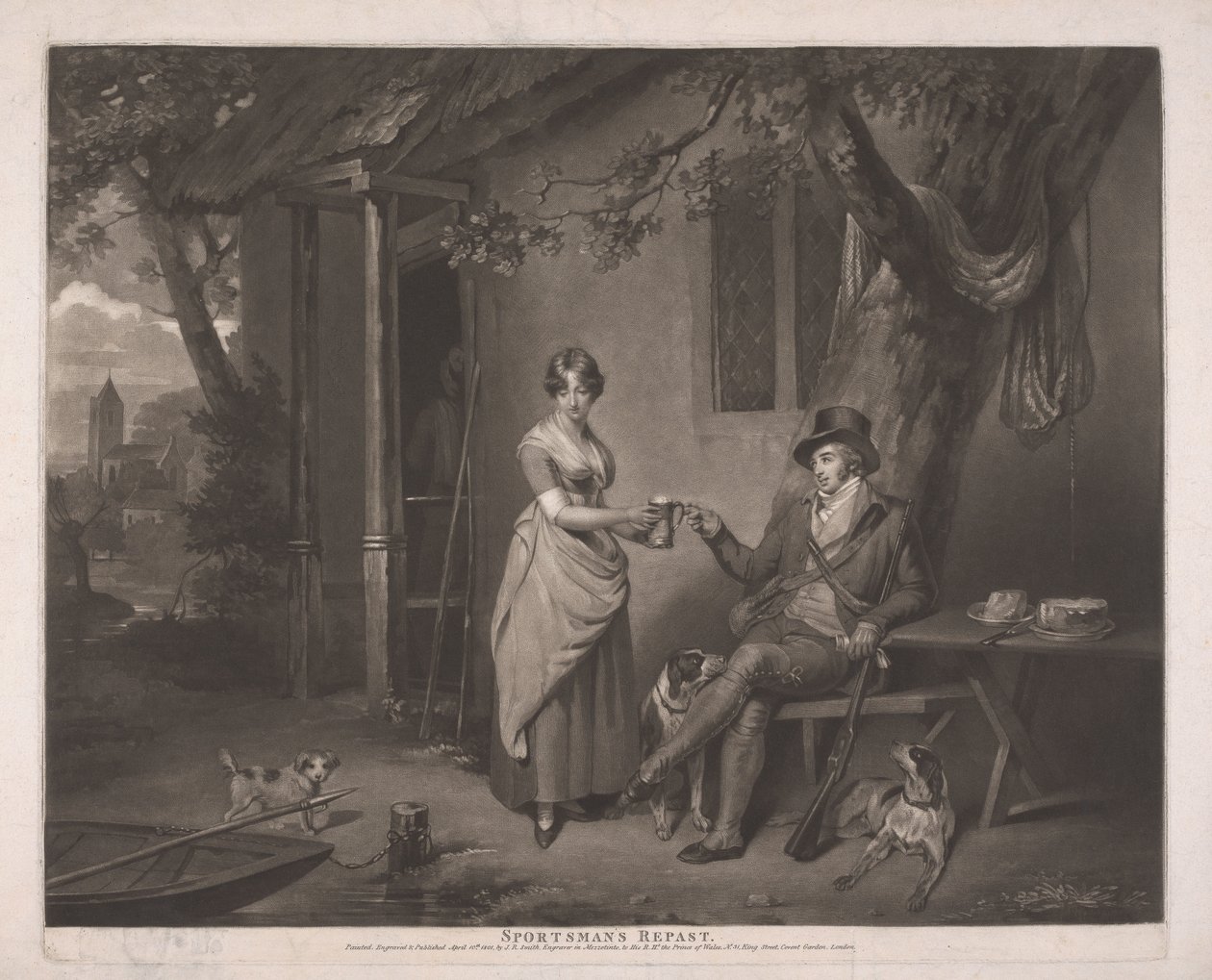 La comida del cazador de John Raphael Smith