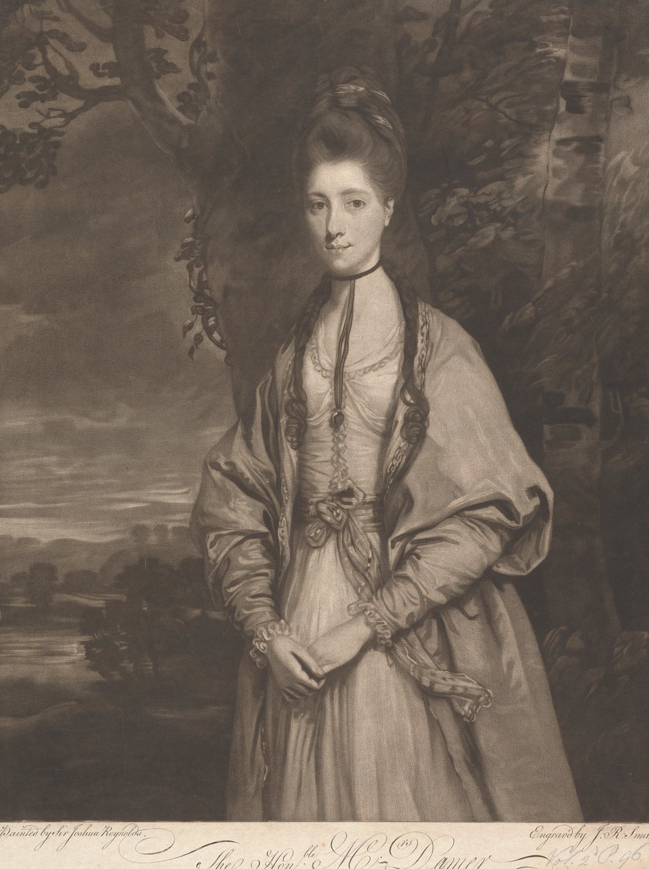 Honorable Sra. Anne Seymour Damer (de soltera Conway) de John Raphael Smith